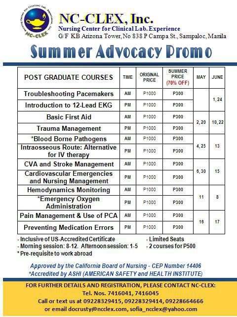 NC-CLEX 2011 Summer Advocacy Promo
