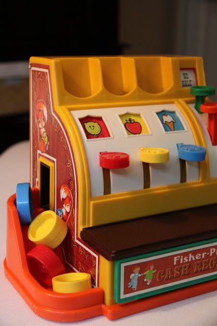 fisher price cash register coins