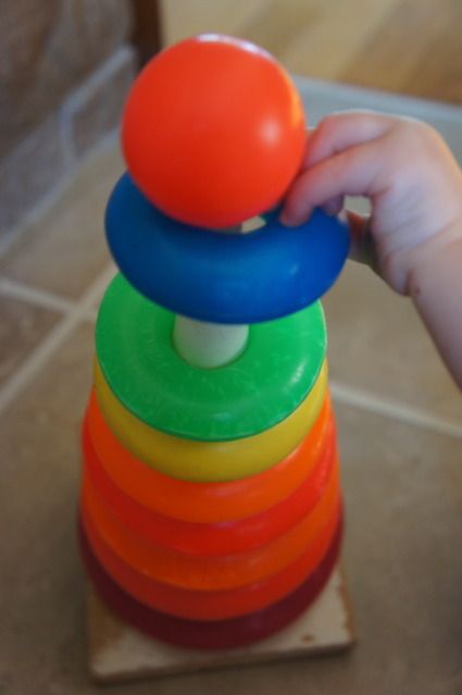 fisher price stacking rings light up