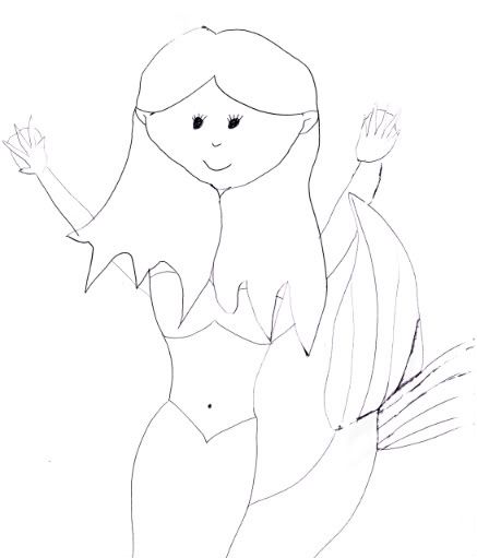 Fifth Drawing Mermaid