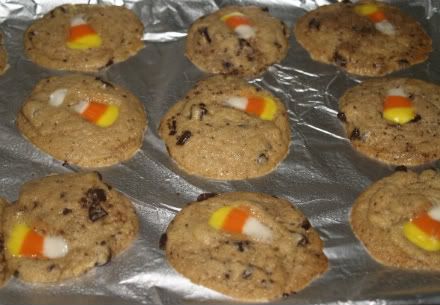 Candy Corn Chocolate Chip Cookies4