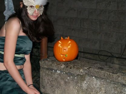 Angelica &amp; her jackolantern Halloween 2010