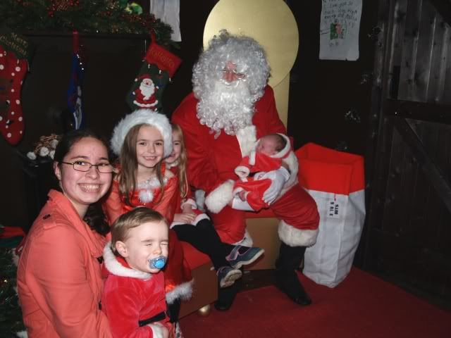 Kids with Santa 22 Dec 2008