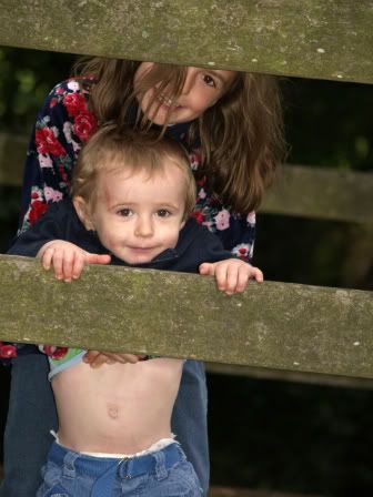 Cameron &amp; Gabby on bridge1 25 Aug 2010