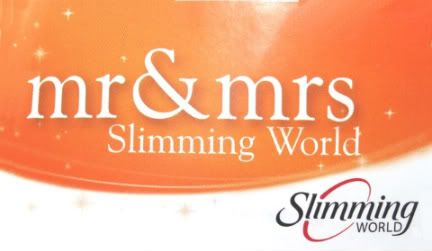 Mr &amp; Mrs Slimming World 2009 sticker