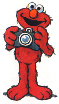 You can't get mad at Paparazzi Elmo.