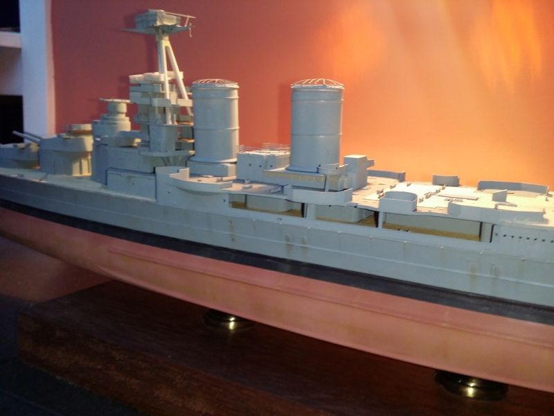 1/700 1/350 Model Plastic Display Plaque HMS HOOD mn059