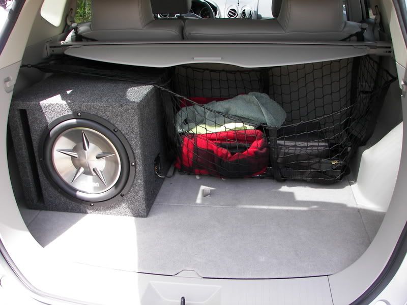 Nissan rogue subwoofer location #5