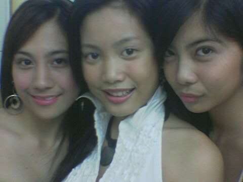 Trio during Kim's bash