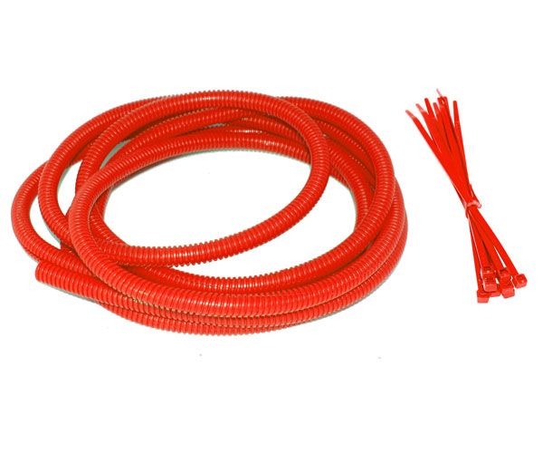 7Mm Conduit Engine Dressing - Wire Cable Ties Cover Car Electrical Split Dress - Picture 3 of 4