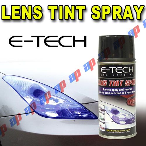 ETech Etech Light Tinting Spray Lens Tint Black Smoke eBay