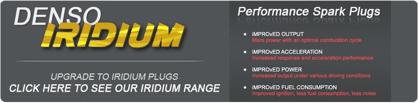 Upgrade to Denso Iridium Spark Plugs - CLICK HERE