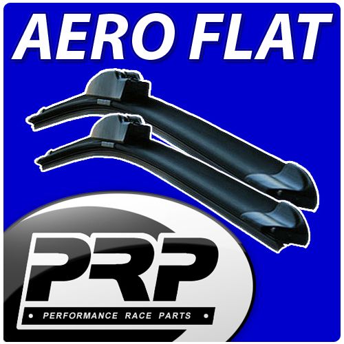 Select Sizes 2x Wiper Blade Aero Flat Upgrade Front Windscreen Retro Fit