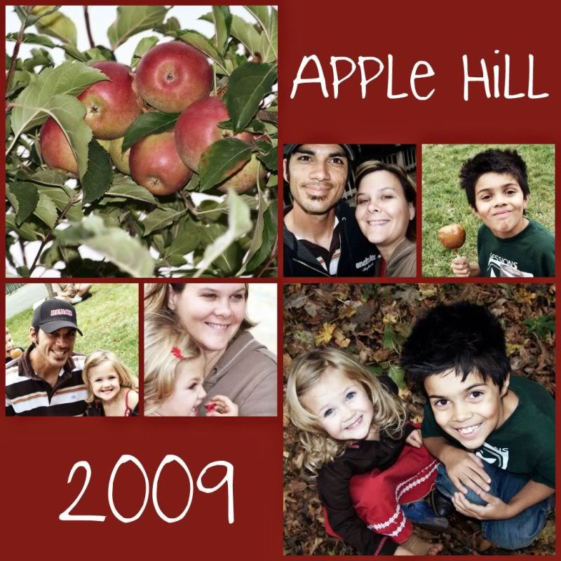 apple hill collage