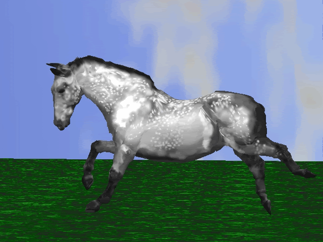 Animated Horse Jumping