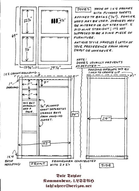 Wooden Military Foot Locker Plans