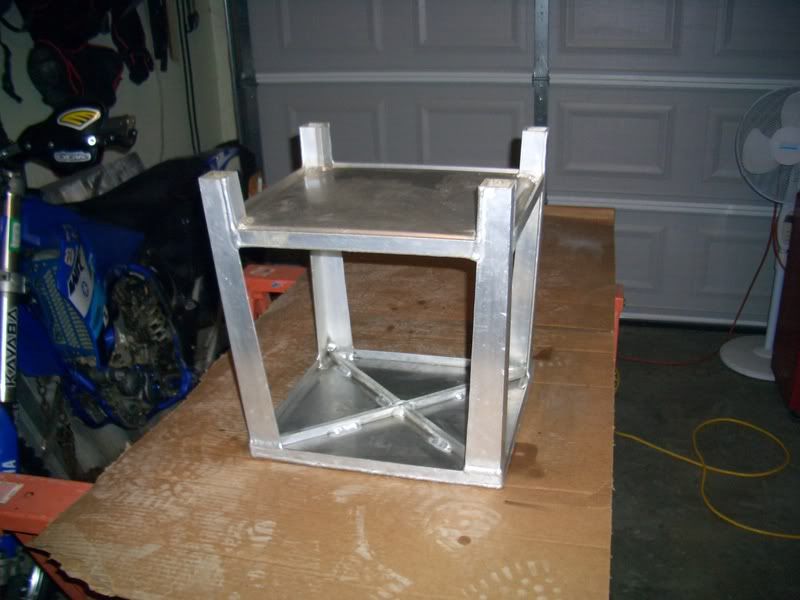 diy dirt bike tire changing stand