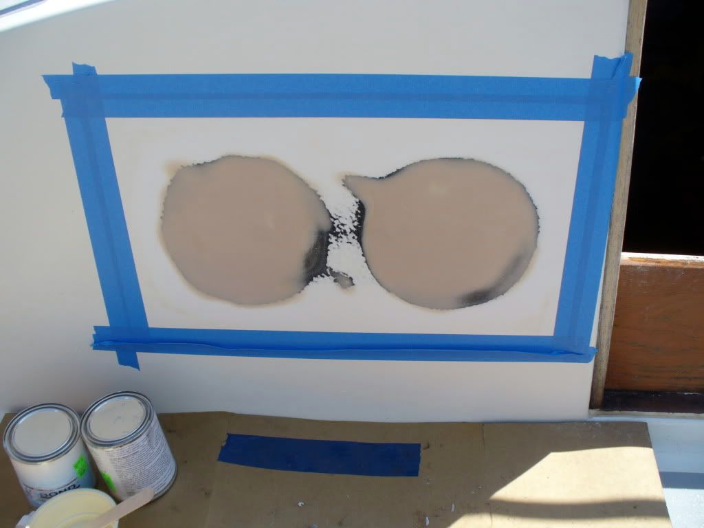 Sanded and faired
