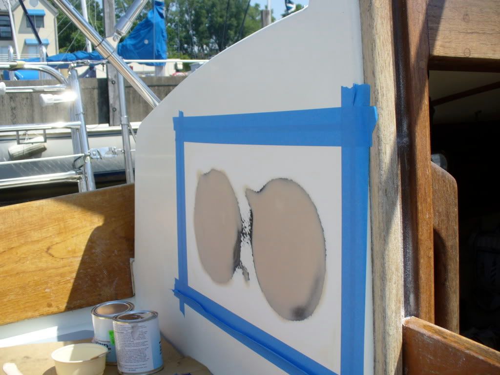 Sanded and faired