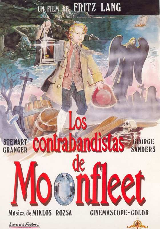 Moonfleet 1955 Miklos Rozsa score, ENG ESP Los Contrabandistas d