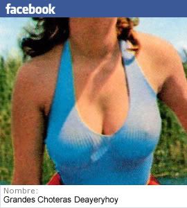 Grandes Choteras también está en Facebook