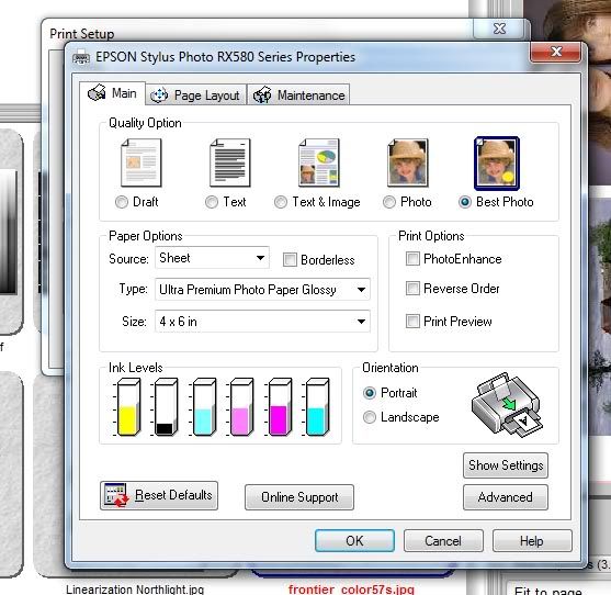 Step by Step guide to printing with Color Management Epson Page 2