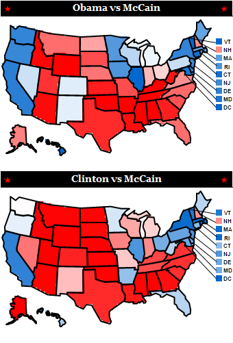2008 Obama Electoral Map