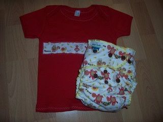 Icky Nuts OS LittleLuxe fitted and matching t-shirt