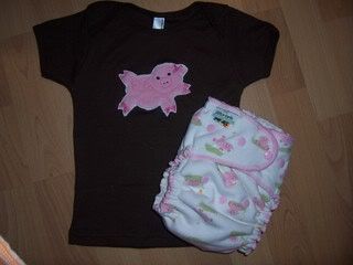 *RE-LIST* Gymboree Little Piggies! LittleLuxe fitted and matching tee