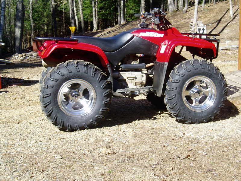 Honda recon with 25 inch tires #6