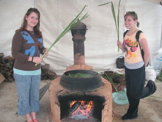 they cook that green stuff and wash your hair with it...