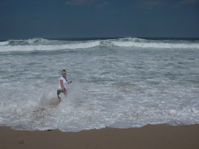 i kept making ames run out into the ocean for photos.  she actually listens to me!