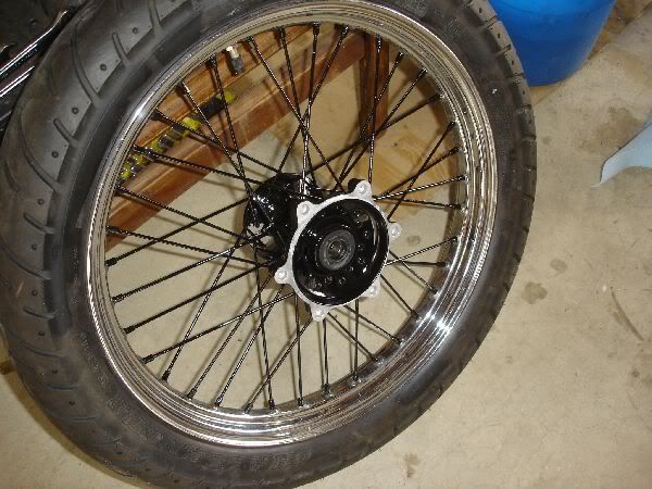 Cleaning spokes honda rebel #6