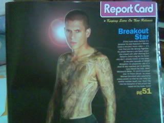 Wentworth Miller in 17-31 May 2006 issue