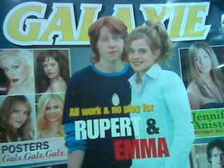 Latest masthead in 1-16 August 2006 issue, featuring Rupert Grint and Emma Watson of the Harry Potter fame