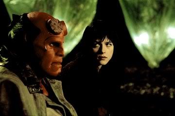 Liz : In the dark I heard your voice, what did you say? Hellboy: I said, Hey, you, on the other side - let her go. Because for her I will cross over, and then you'll be sorry!
