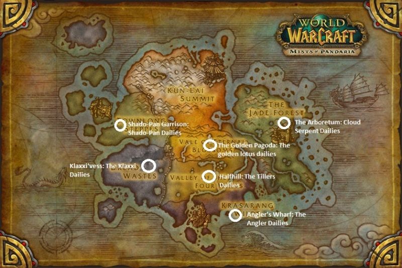 List Of All Mists Of Pandaria Dailies