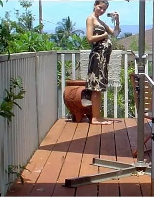the startings of a little bump