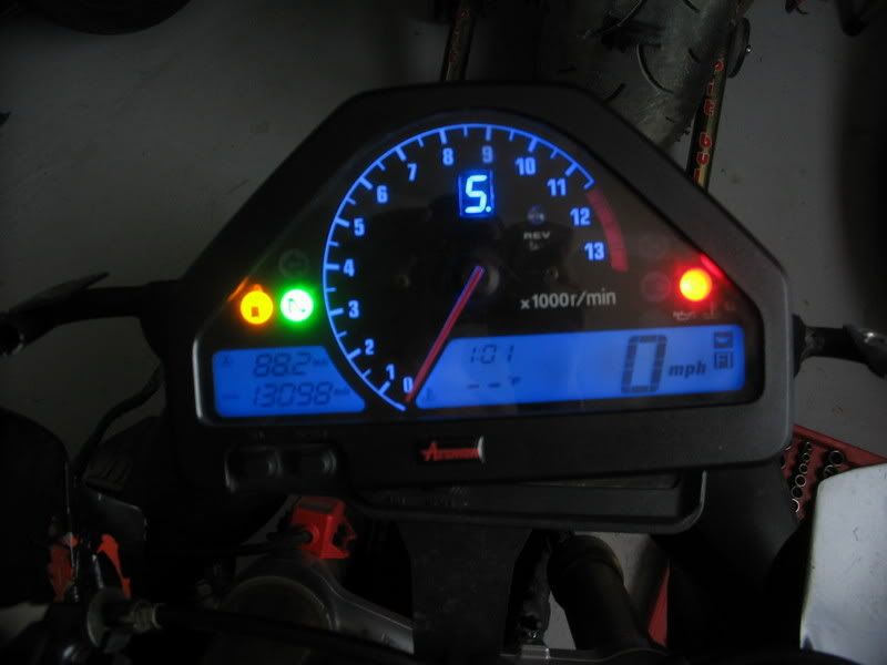 Honda cbr1000rr gear indicator #6
