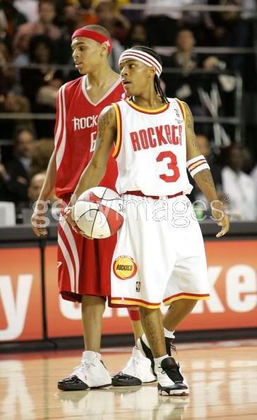 <It's Chris playin' against Bow Wow!