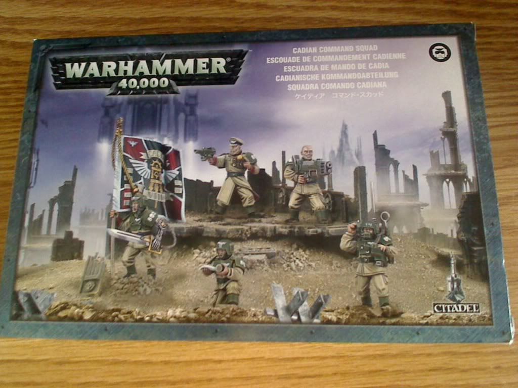 Cadian Command Squad Box