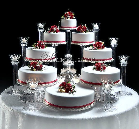 Pictures of wedding cake displays