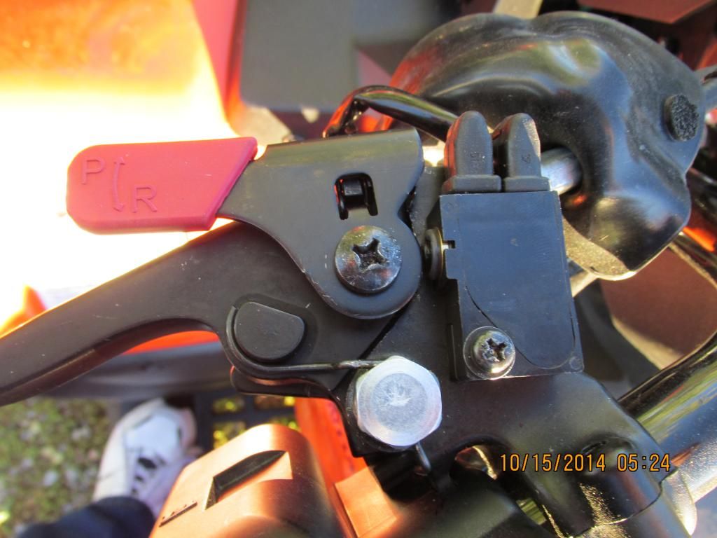 Adding a 2015 style reverse lever to a 2014 Rancher. Honda ATV Forum
