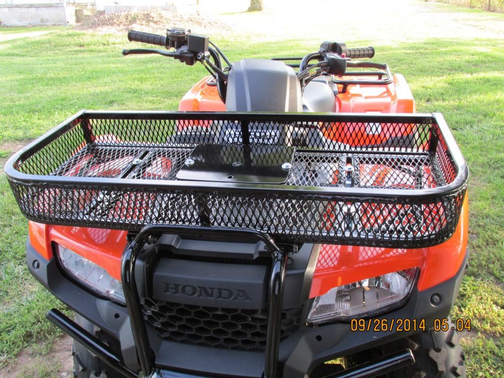 Installed a Strong Made front basket on my 14 420. Honda ATV Forum