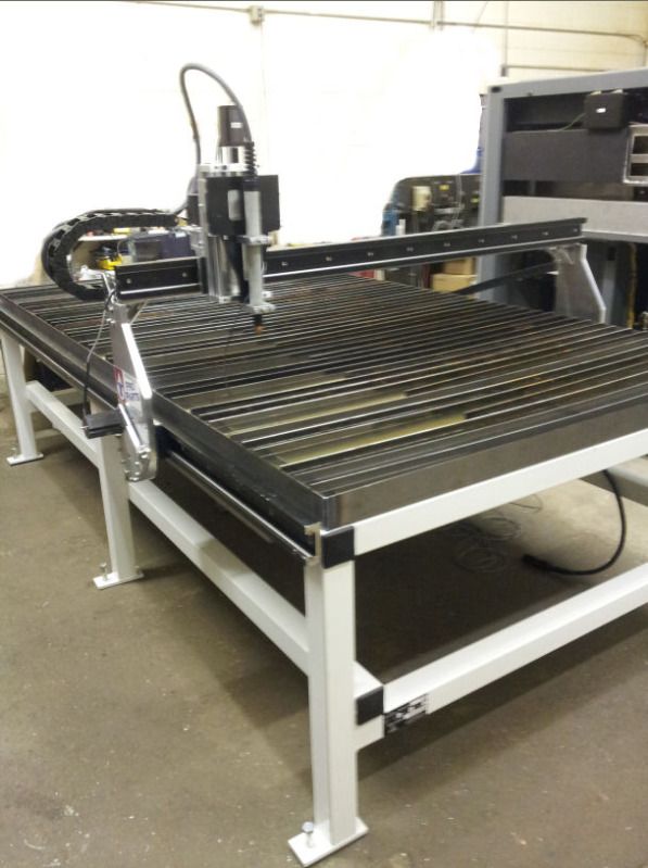 5x10 Turnkey CNC table with Hypertherm 85 Pirate 4x4