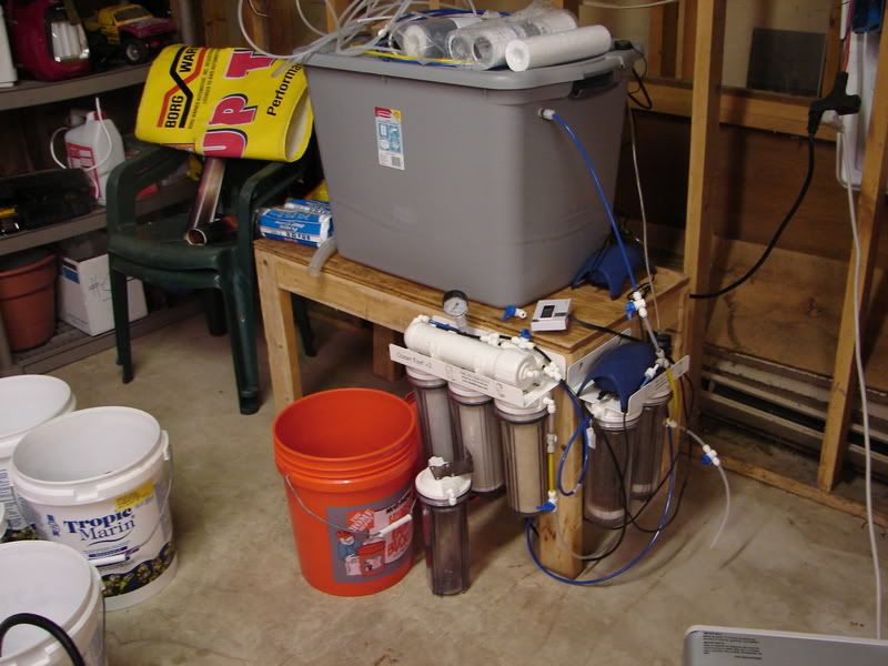 RO DI Water storage. Reef Sanctuary