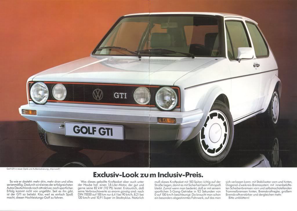 2007 Volkswagen Golf Gti Pirelli. 1x 1982 VW Golf GTi 1600