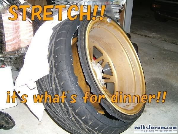 tire stretch