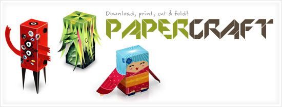 Download, print, cut & fold papercraft