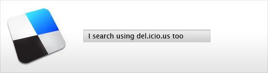 I use del.icio.us to search too